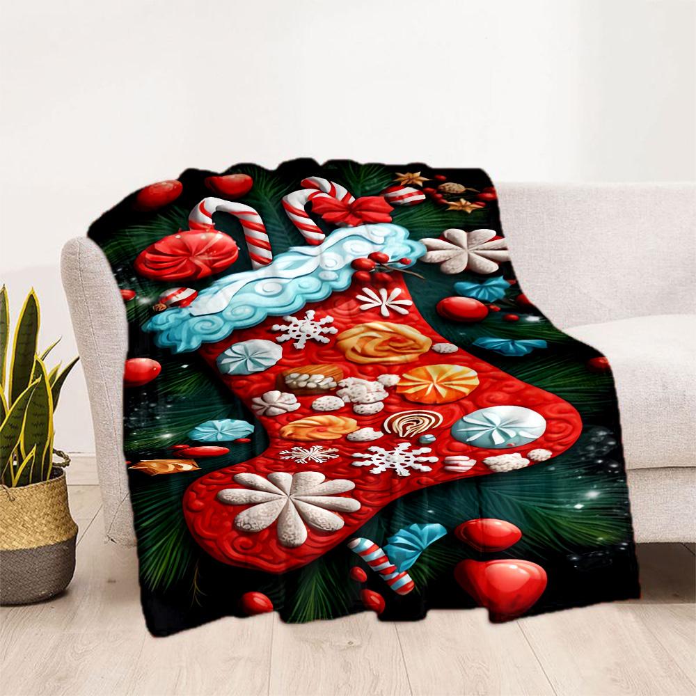 Christmas 275 Blanket Soft Warm Cozy Perfect for Chair Office Chair Sofa All-Season Use Stylish Decor Ideal Gift for Friends Family Couples Picnic