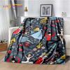 Christmas Tree New Year Nutcracker Cartoon Fairy Tales Blanket,Soft Throw Blanket for Home Bedroom Bed Sofa Cover Child Gift