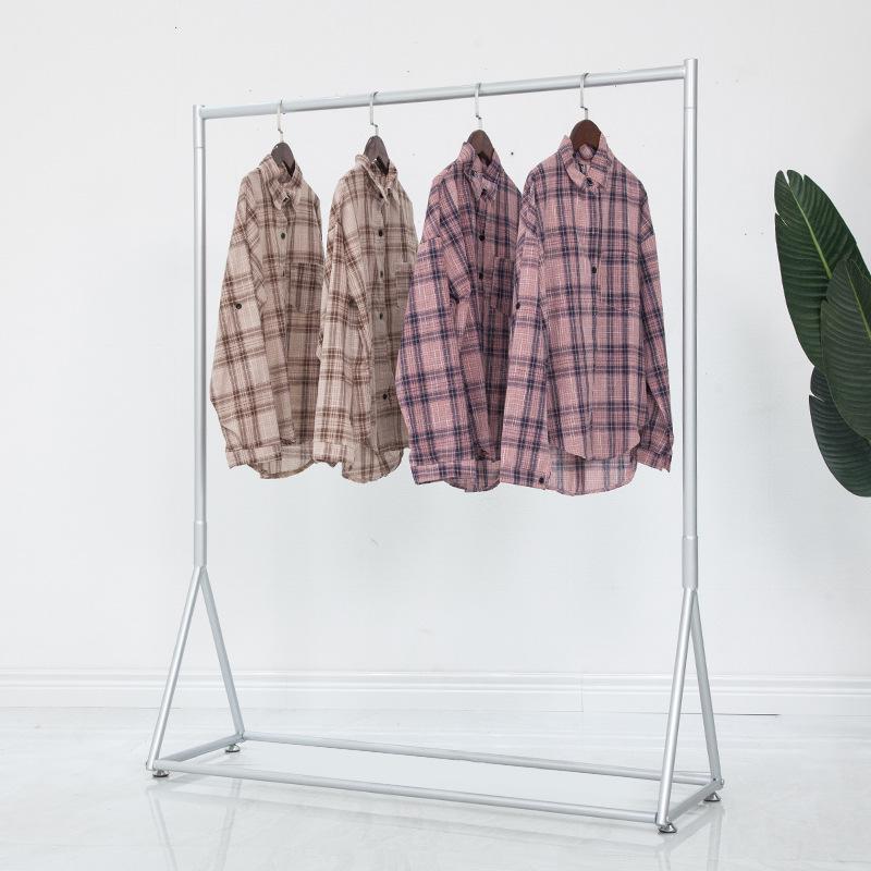 Mannequin Display Rack: Women's Clothing Store, Movable Gold Wrought Iron Hanging Rack