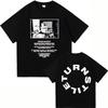 Drehkreuz DOPPELTER REGENBOGEN T-Shirt 2025 Album Nie Genug Herren_Damen Kleidung Harajuku Hochwertige Kleidung Vintage Baumwoll-T-Shirts