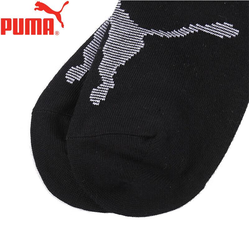 PUMA Socks for Men, Large LOGO Casual Boat Socks, 3-Pair Pack