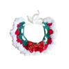 Jingle Bell Pet Christmas Hat Cute Dog Bowknot Scarf Holiday Pet Dressup Cute Santa Hat  Photoshoot