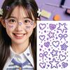 Makeup Sticker 3D Crystal Face Sticker Rhinestone Face Tattoo Sticker  Concert Club