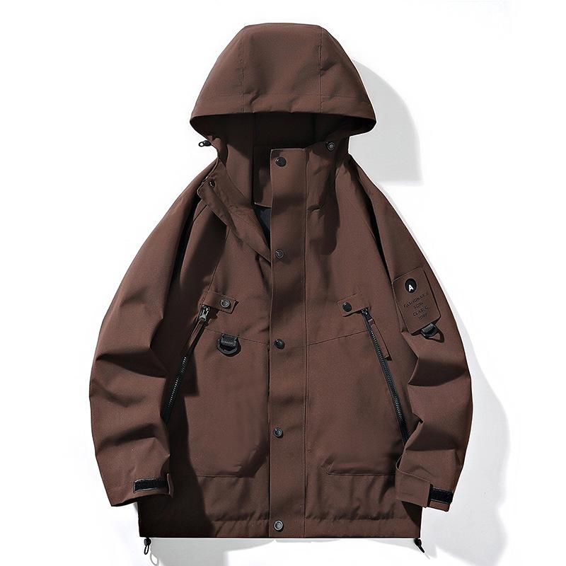 Trendy Large Size Three-proof Jacket Spring and Autumn New Mountain Style Jacket Outdoor Sports Mountaineering Jacket Couple Jacket