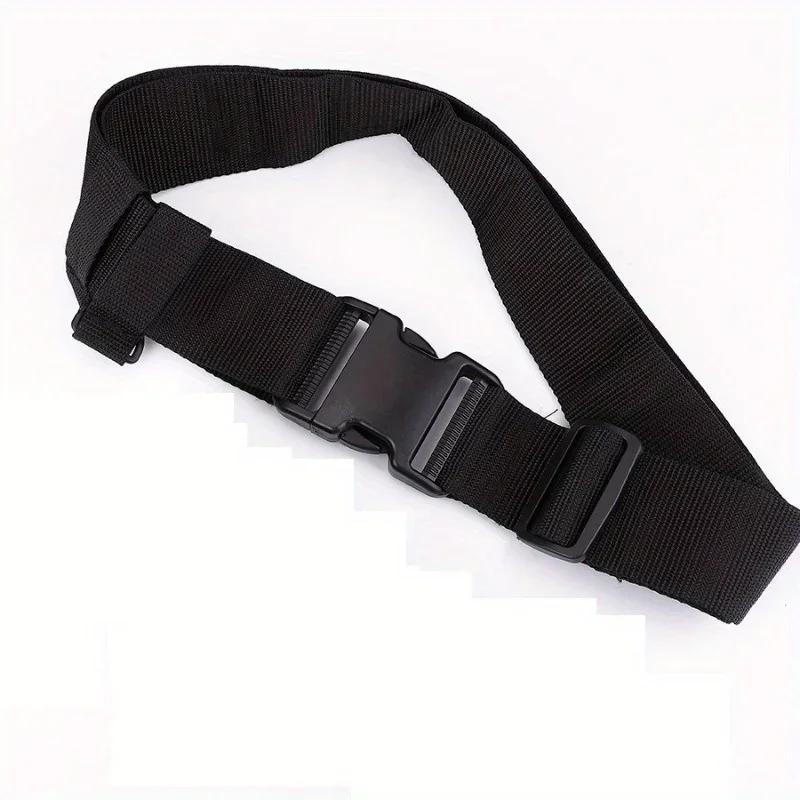 1PC Adjustable Fishing Belt with Fishing Rod Holder - Comfortable and Durable for Hands-free Outdoor Fishing.