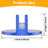 2Pcs Universal Jack Pad Slotted Aluminum Slotted Magnetic Jack Pad Pinch Weld Adapter Stable Magnetic Frame Guide Rail Adapter