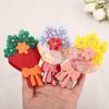 Acetic Acid Flower Hair Clip Vintage Rhinestone Crab Clip Acetate Bouquet Hair Claw  Seaside
