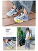 2025 Kids' Light-Up Sneakers: Autumn Velcro Mesh Shoes for Boys & Girls - Breathable Dad Shoes