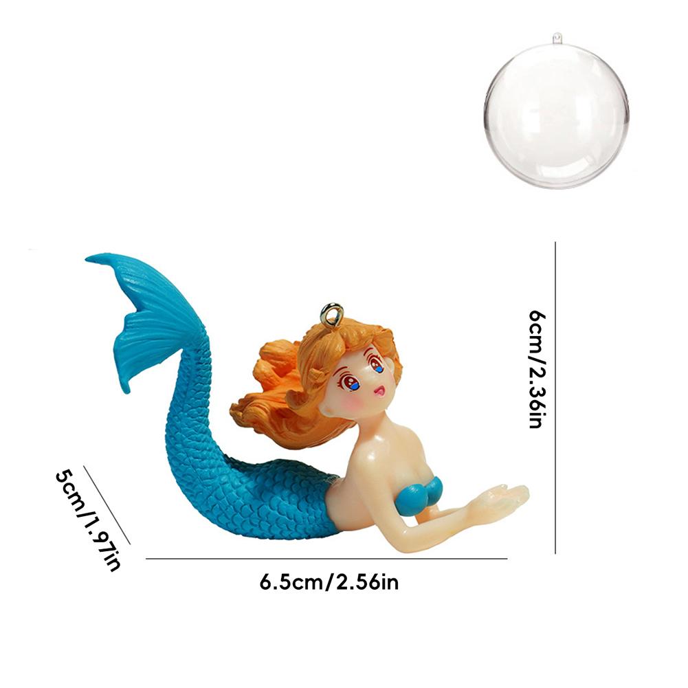 

Плаваюча Русалка Прикраса для Акваріума Магічний Декор для Рибок Яскраві Кольори Унікальна Скульптура Аксесуар для Ландшафту Акваріума помаранчевий