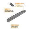 1set Phillips Slotted Hex Torx Square Triangle Screwdriver Bit Set 5/32" Hex Shank Magnetic Cross Head Hex Screw Driver Bits
