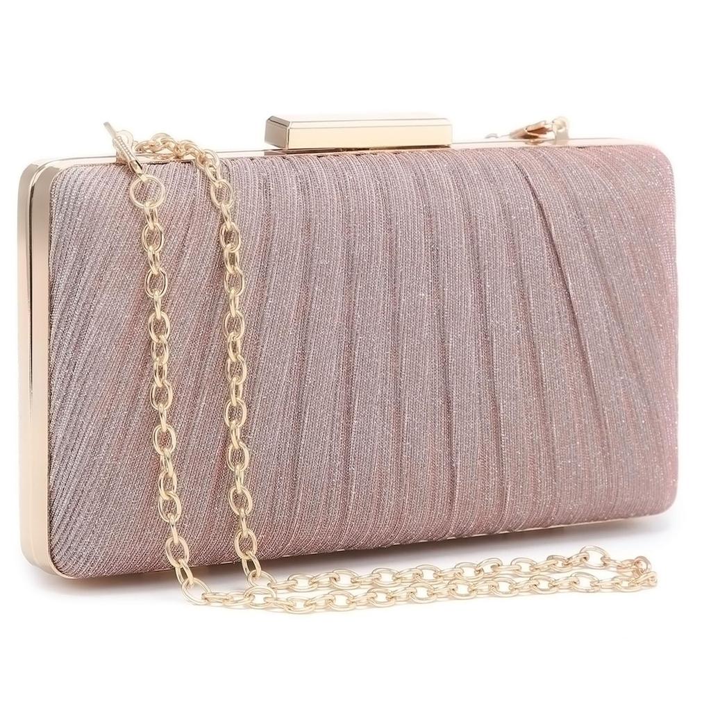 Γυναικείες Βραδινές Τσάντες Clutch Τσάντες Επίσημες Τσάντες Πάρτι Κομψή Πλισέ Γυναικεία Τσάντα Ώμου Νυφικές Τσάντες Τσάντες Κοκτέιλ και Χορού
