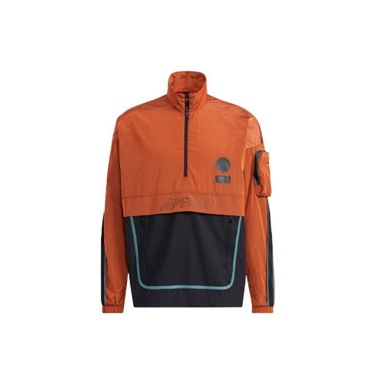 Adidas Jackets Men's Orange Stand Collar Moderate Other GP0844
