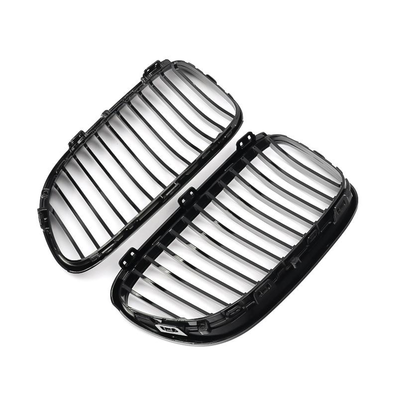 Car Gloss Black Kidney Grille For BMW E92 E93 3-Series 2D 2010-2013 Facelift 2010-2013 Auto Racing Grills CAR Accessories QCYZR1