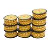 10PCS PVC Material Cable Identification Markers Wire Marking Sleeves  Electrical Network Wiring
