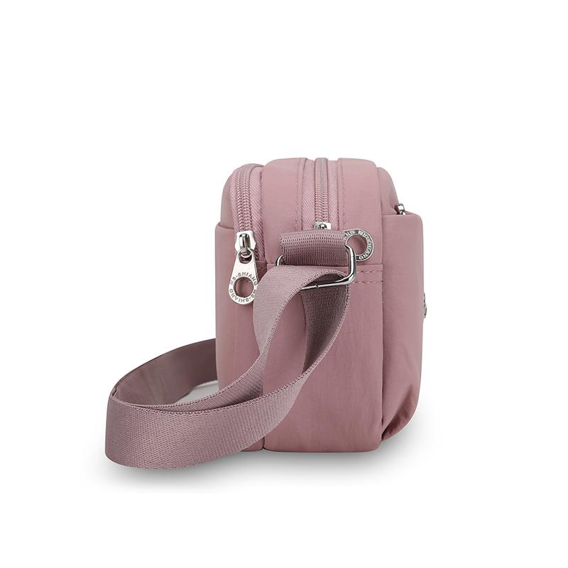 Crossbody Bag for Women Large Capacity Waterproof Nylon Multi Pocket Adjustable Wide Strap Travel Shoulder Satchel Daily Purse