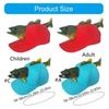 49MD 3D Fish Baseball Hat for Theme Party Cartoon Cotton Baseball Hat Party Supply