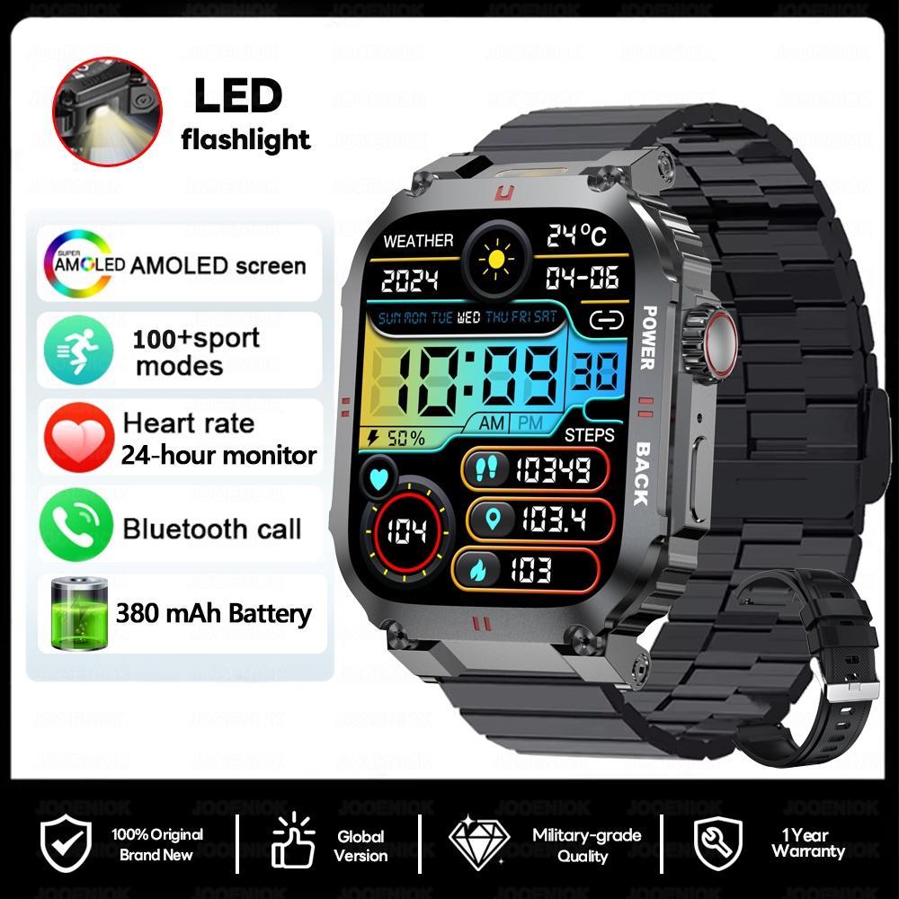 New Deeply Water Resistant SmartWatch Men Heart Rate Sleep Monitoring Reminder feature 100+ Sports Modes Smart Watch Men