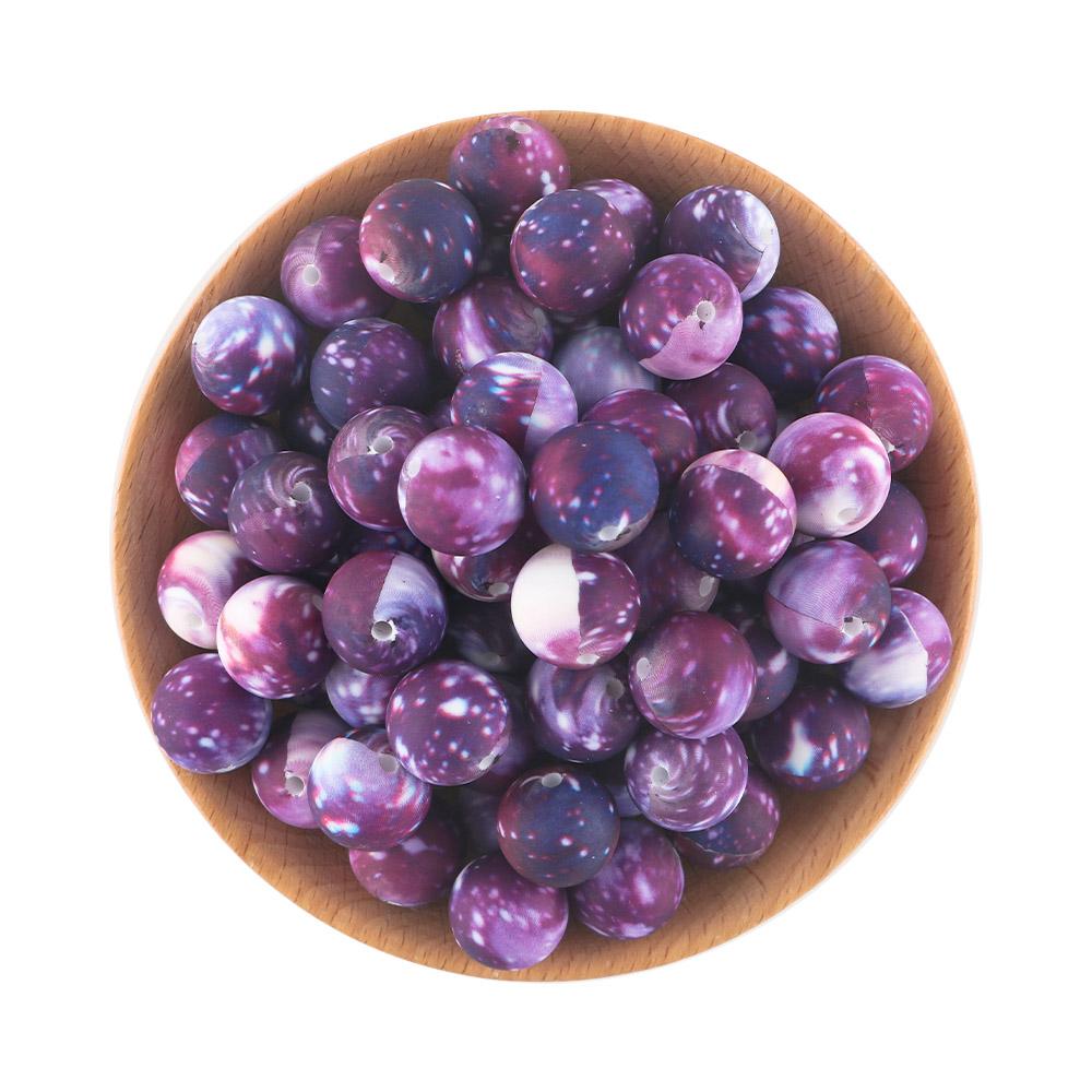 15MM Leopard Silicone Printed Beads 20pcs For Making DIY Jewelry Accessories Bracelet Necklace Making