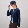Women's 100% Cashmere Faux Two-Piece Cardigan Sweater