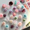 Rose Pearl & Camellia Nail Art Decorations - 12 Grids Mixed Pack