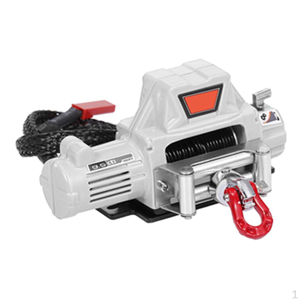 

Автомобільна лебідка 10-го масштабу підходить для моделі Axial SCX10 D90 HPI срібний