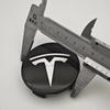 Autoaufkleber 2025 Heiß 4 Stück 56 mm ABS Tesla Radnabenkappe Emblem Logo Auto Felgenabdeckung Radkappe Für Tesla Model 3 Y X S Original