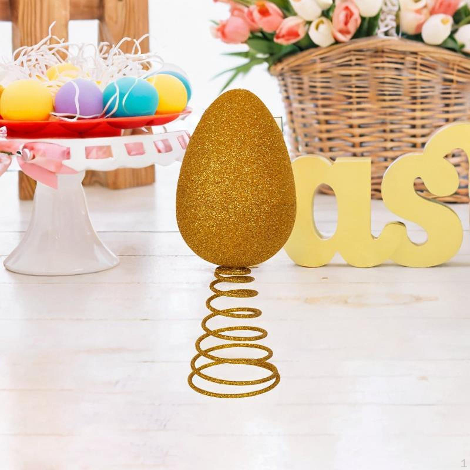 

Креативная скульптура-украшение для яиц для праздников и весенних мероприятий Gold