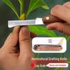Pear Wood Double-Edged Grafting Knife for Garden and Tree Pruning