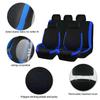 5 Seats Football Embroidery Car Seat Covers Polyester Fabric Honeycomb Seat Covers Universal Fit Most Car Suv Truck