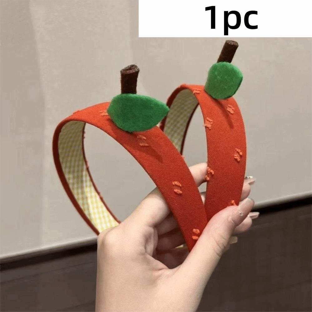 Polka Dot Pattern Strawberry Headband Y2K Wide Fruit Hairbands Apple Headband  Daily Hair Styling