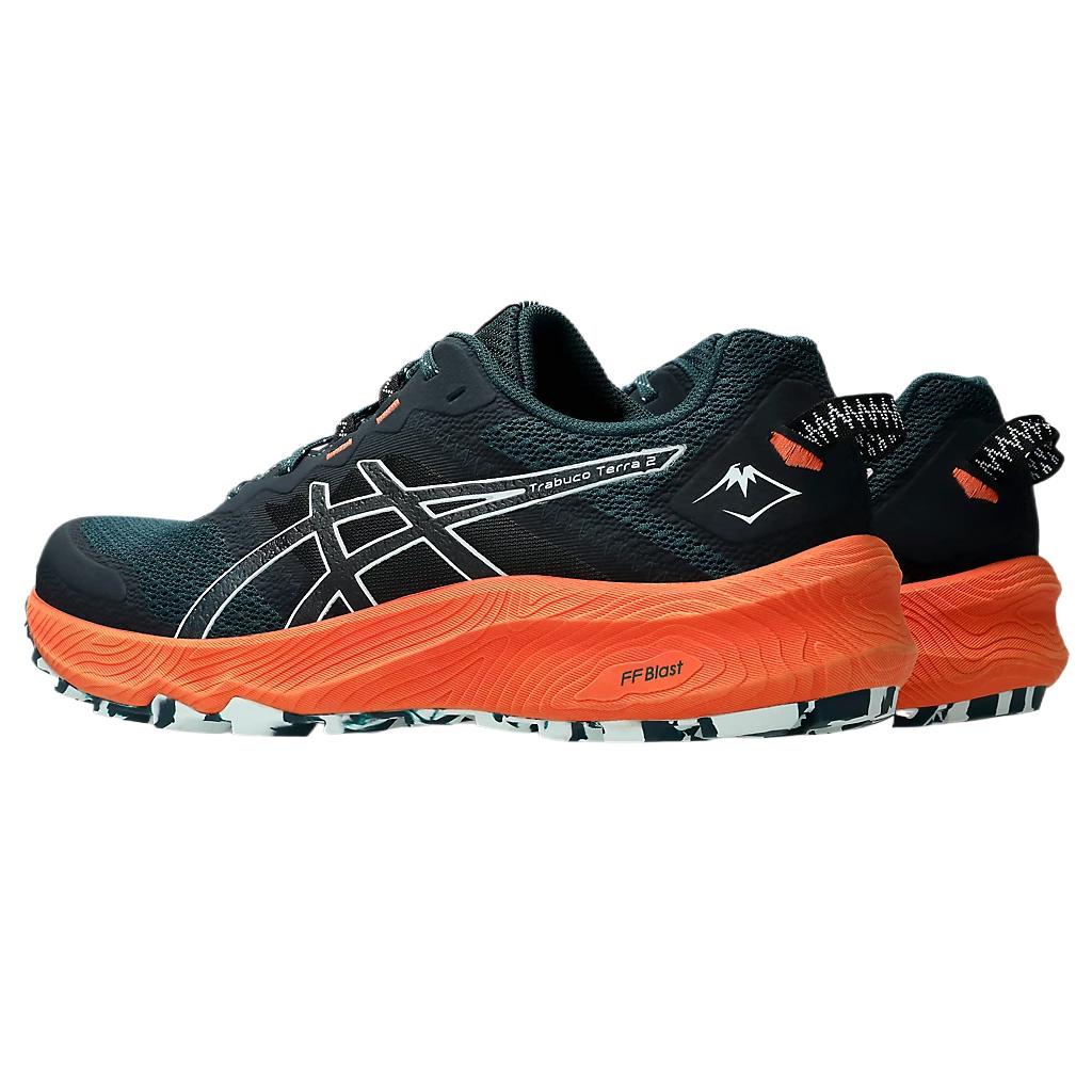 Neue Asics Gel Trabuco Terra 2 Gepolsterte Rutschfeste Atmungsaktive Low-Top Laufschuhe Herren Schwarz 1011B607-301
