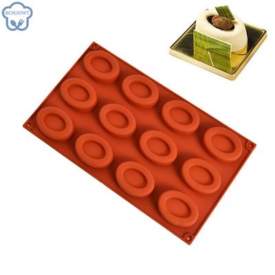 12 Cavity Oval Savarin Soap Mold Mould Muffin Cupcake Pan Silicone Jelly Polymer Clay Craft Art Diy Mold Kitchen Baking Tool