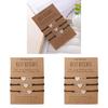 Best Bitch Card Bracelet With Heart Pendant For Gift And Travel Souvenirs