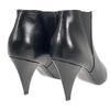 CELINE 38 Stiefel schwarzes Leder Damen