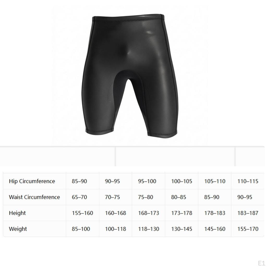 Pantaloncini in Neoprene da 2mm | Lucidi, Pantaloncini da Bagno, per Nuotare XS My114 Unisex