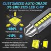 MAXGTRS 2Pcs LED C5W C10W 39mm 41mm 42mm Festoon Canbus Error Free 6500K White Car Interior Light Reading Dome Trunk Lamp 12V