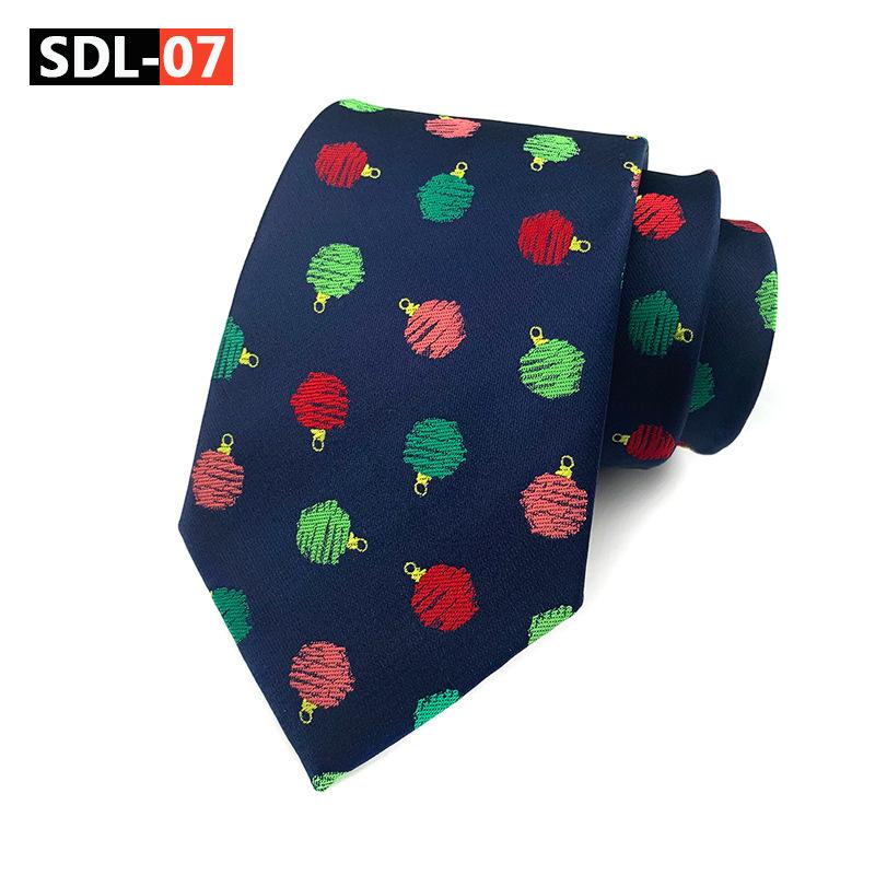 High Density Christmas Tie Wedding Groom Tie Festive Holiday Tie