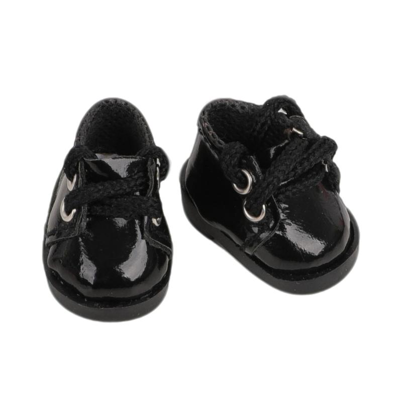 Multi Color Mini Doll Shoes Set Of 6 Pairs For 17cm/6.7in Dolls Detailed Craftsmanship Leather Style Footwear