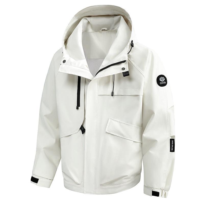 Men's Singles Outdoor Sports Casual Versatile Hooded Couple Jacket