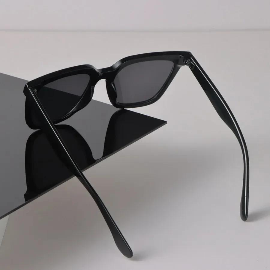 Designer Square Sunglasses Women Men Vintage Black Sun Glasses Fashion Personality Eyewear Mirror Big Frame Brand