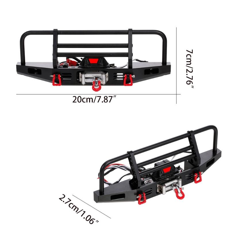 RC Model Car Bumper Metal Set for Car Toy 1/10 Accessories for SCX10 TRX4 for Toy Car
