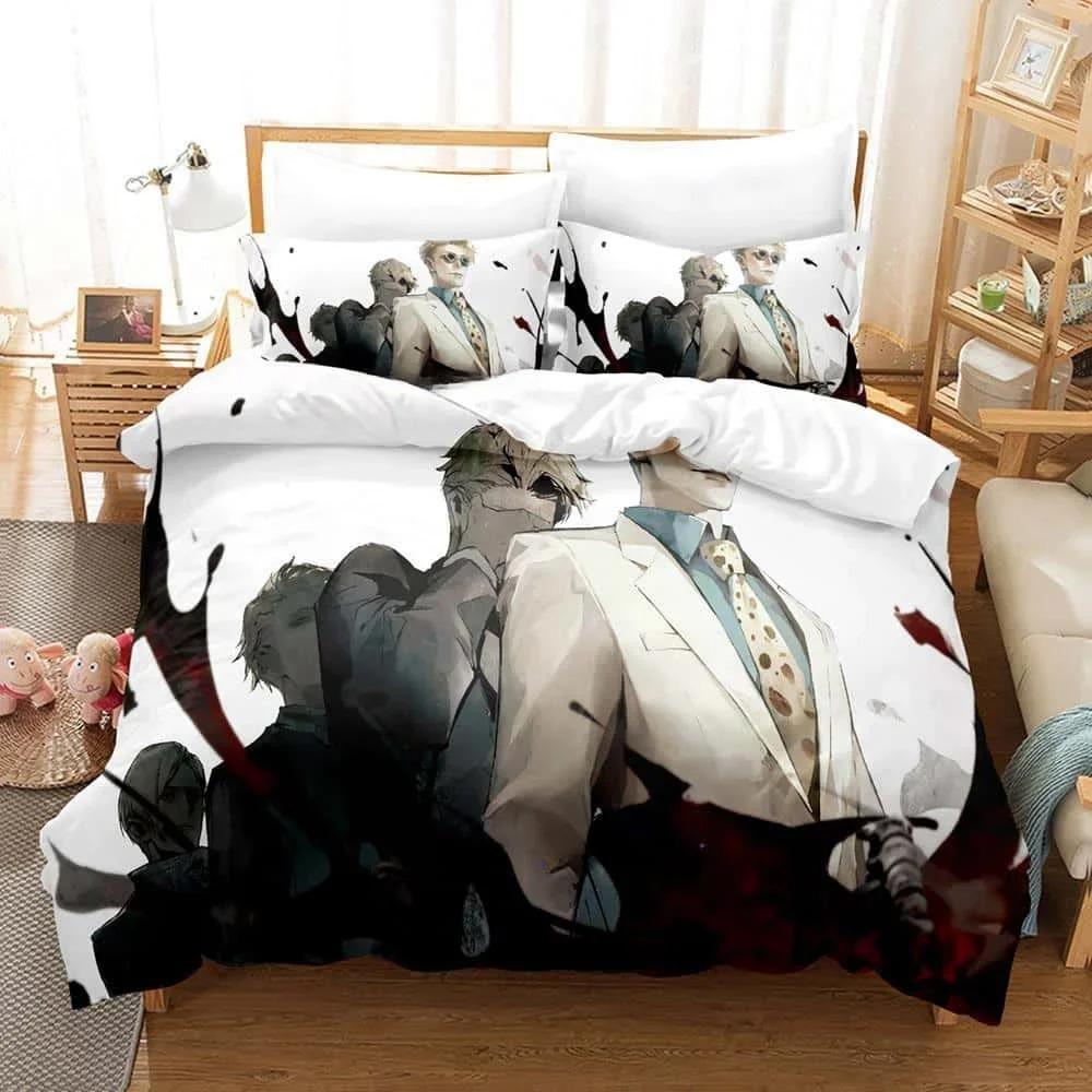 3D Cartoons Jujutsu Kaisen Kento Nanami Bedding Set Single Twin Full Queen King Size Bed Set Adult Kid Bedroom Duvet Cover Sets