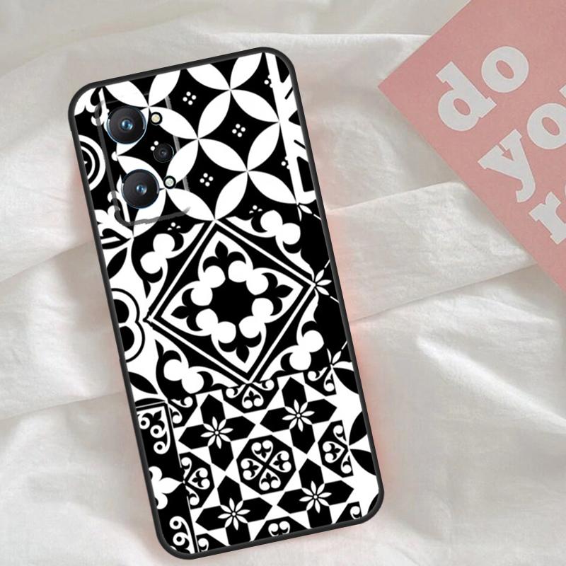 Moroccan Mosai Tile Pattern Case For Realme C51 C75 C63 C61 C55 C53 C35 C65 C67 C71 15 11 12 13 14 Pro Plus GT6 GT7 Pro