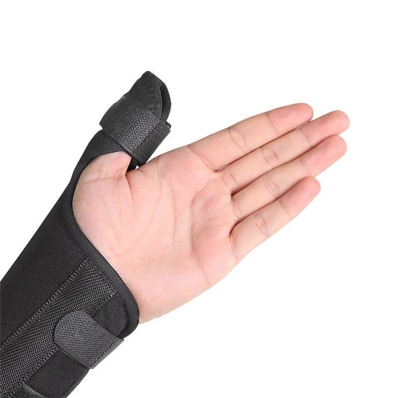 Suport Entorsă Articulație Pumn Atelă Fixă pentru Deget Protector Aluminiu cu Autocolant Ajustabil Instrument Îngrijire Sănătate