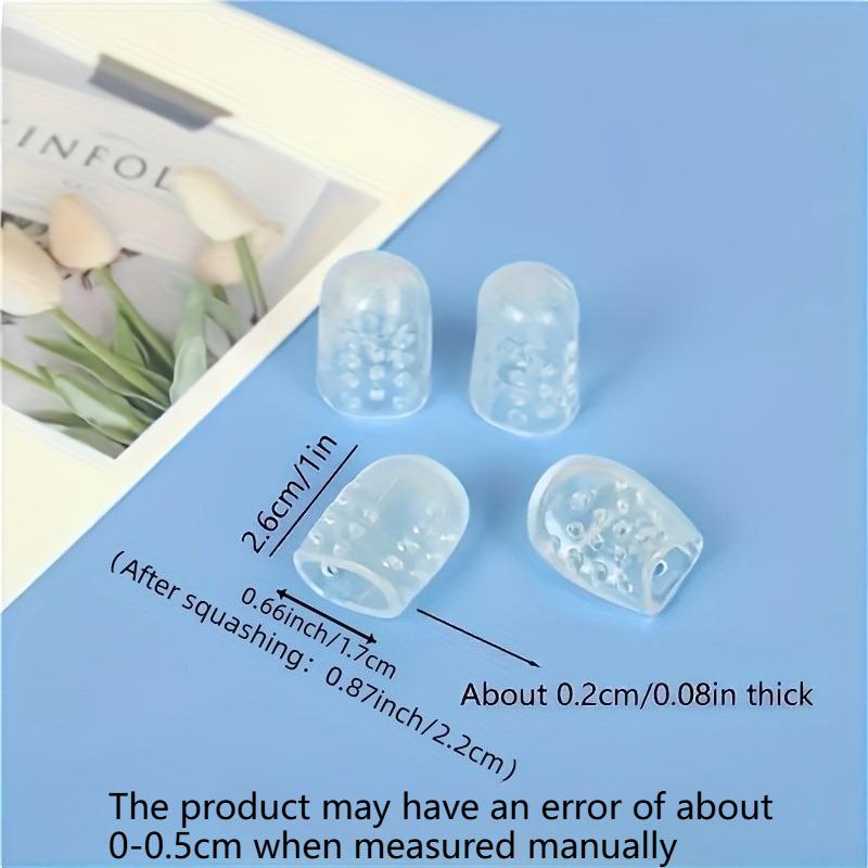 50pcs, Silicone Finger and Toe Protector, Breathable Foam Pad, Suitable for Nail Care, Sports and Outdoor Activities