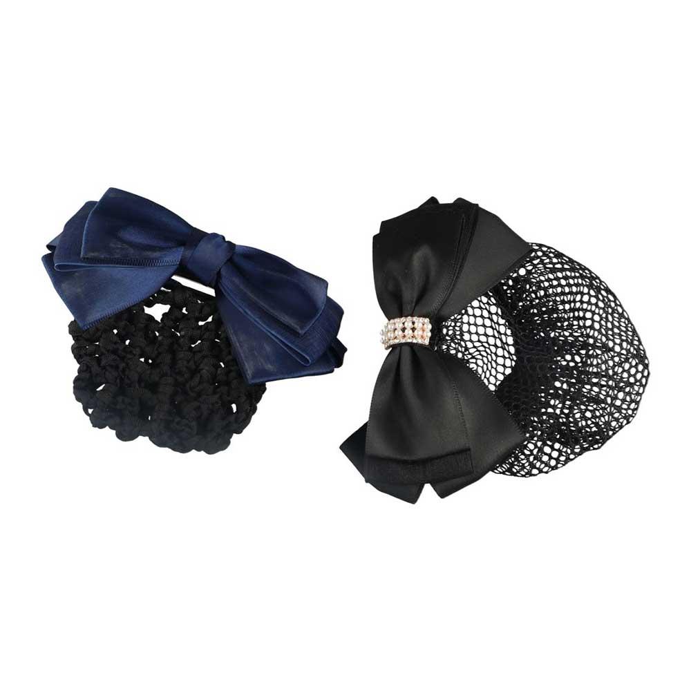 

Big Bow Hotel Zircon Nurse Korean Bun Snood Hairgrips Cover Net Ponytail Clip Women Spring Clips