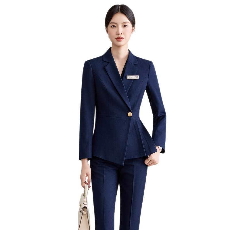 Damen Professionelles Anzugset - Neue Herbst 2025 Formelle Kleidung für Juweliergeschäft, Schönheitssalon und Hotelrezeption