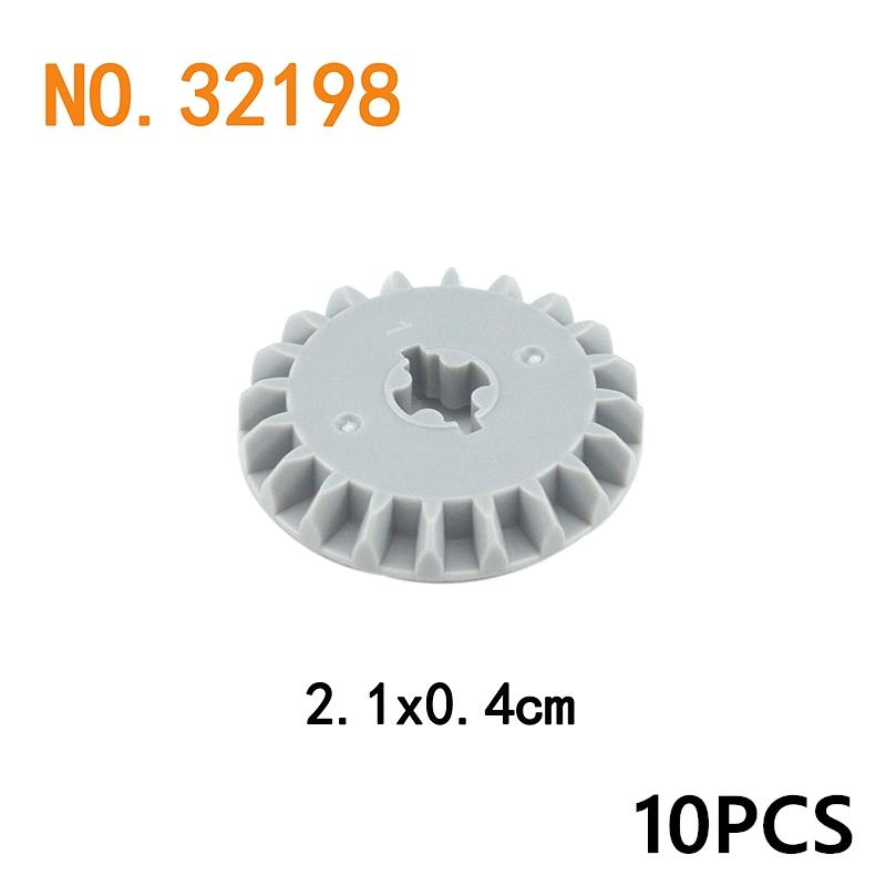 Piese Tehnice Cărămizi Roată Melcată Ax Pin Angrenaj Diferențial Clasic MOC Tren Vagon Macara Model DIY Blocuri de Construcție Jucării 32494