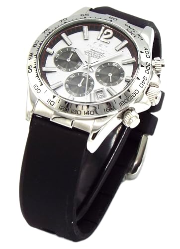 

Часы TECHNOS серия Prominent Technos Хронограф, Корпус из нержавеющей стали, Силиконовый ремешок, Белый, TAP0801ASW [Параллельный импорт]