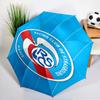 Football Strasbourg Crest Automatic Folding Umbrella - 8-Rib Travel Umbrella with Auto Open/Close & Portable, Gift for Christmas, Birthdays